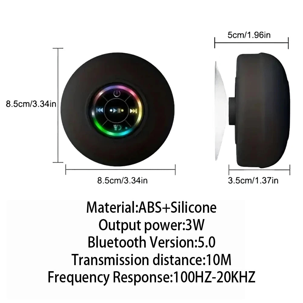 Hydro-Sonic LED Wireless Speaker