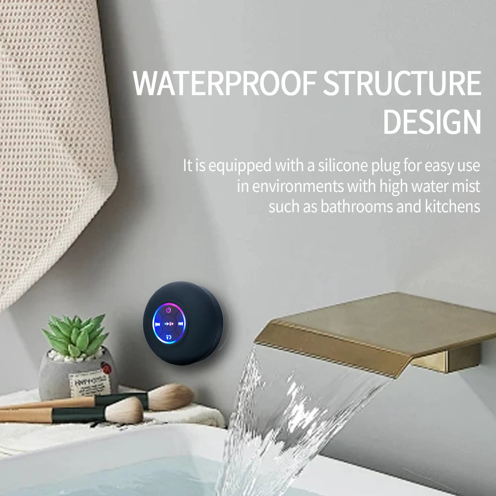Hydro-Sonic LED Wireless Speaker