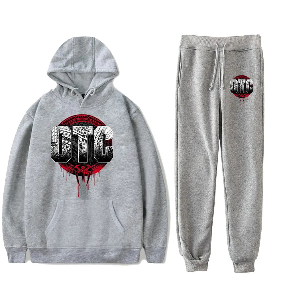 Roman Reigns OTC Vintage 90s PULLOVER HOODIE Merch Hoodies Set Men Women Hoodies Two-Piece Pants