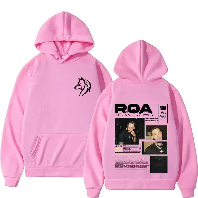 Rapper ROA Tour Album Merch Hoodies Men Women Clothes Hip Hop Gothic Autumn/Winter High Quality Sweatshirt Fashion Fleece Hoodie